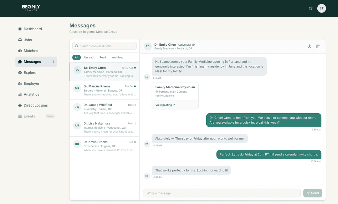 Employer experience — step 5